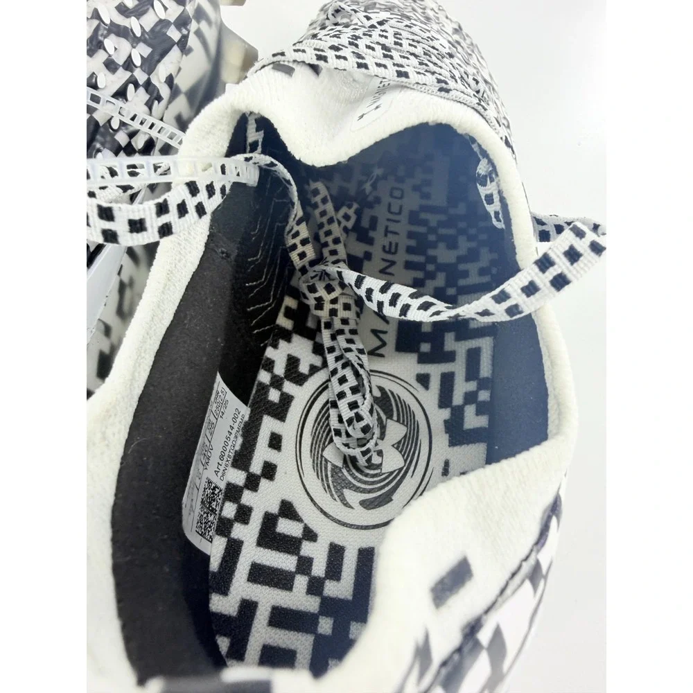 Under Armour UA Magnetico Elite 5‎ FG 6000544-002 Black/White/Black 2025 Sz 10.5